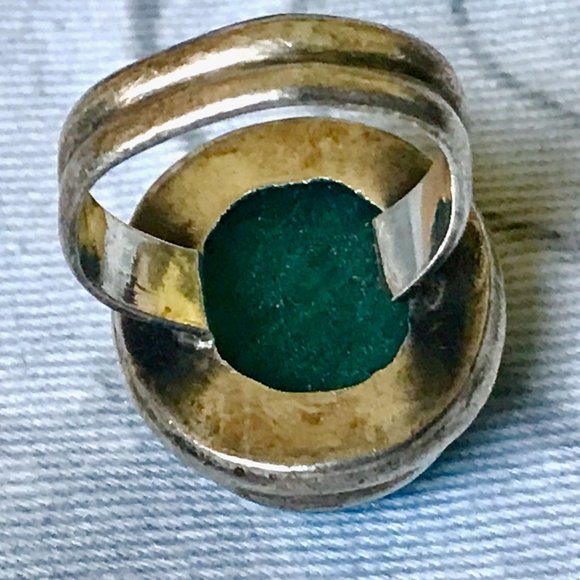 sterling silver & stone ring - Picture 5 of 11